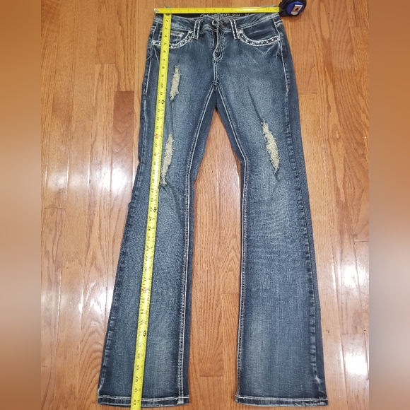 Distressed Bling Jeans size 7 - Picture 4 of 7